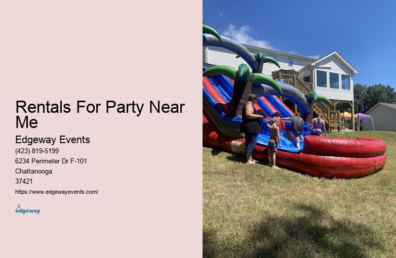 Rentals Party Near Me